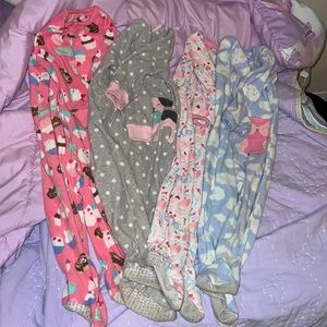 Fleece Pajamas set of 4